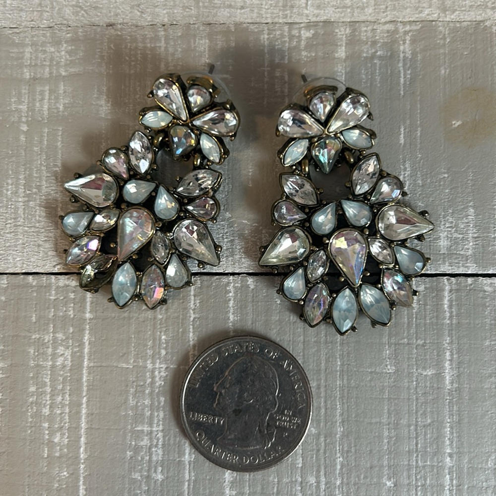 EUC Sugar Fix Rhinestone Earrings - Picture 3 of 4